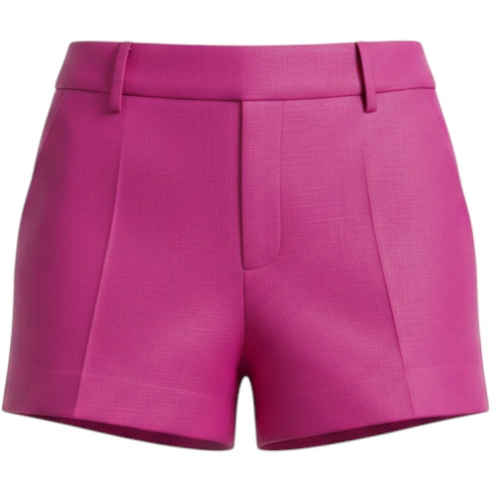 Ann Taylor City Short Magenta Pink Tailored Cotton Blend Shorts Size 6